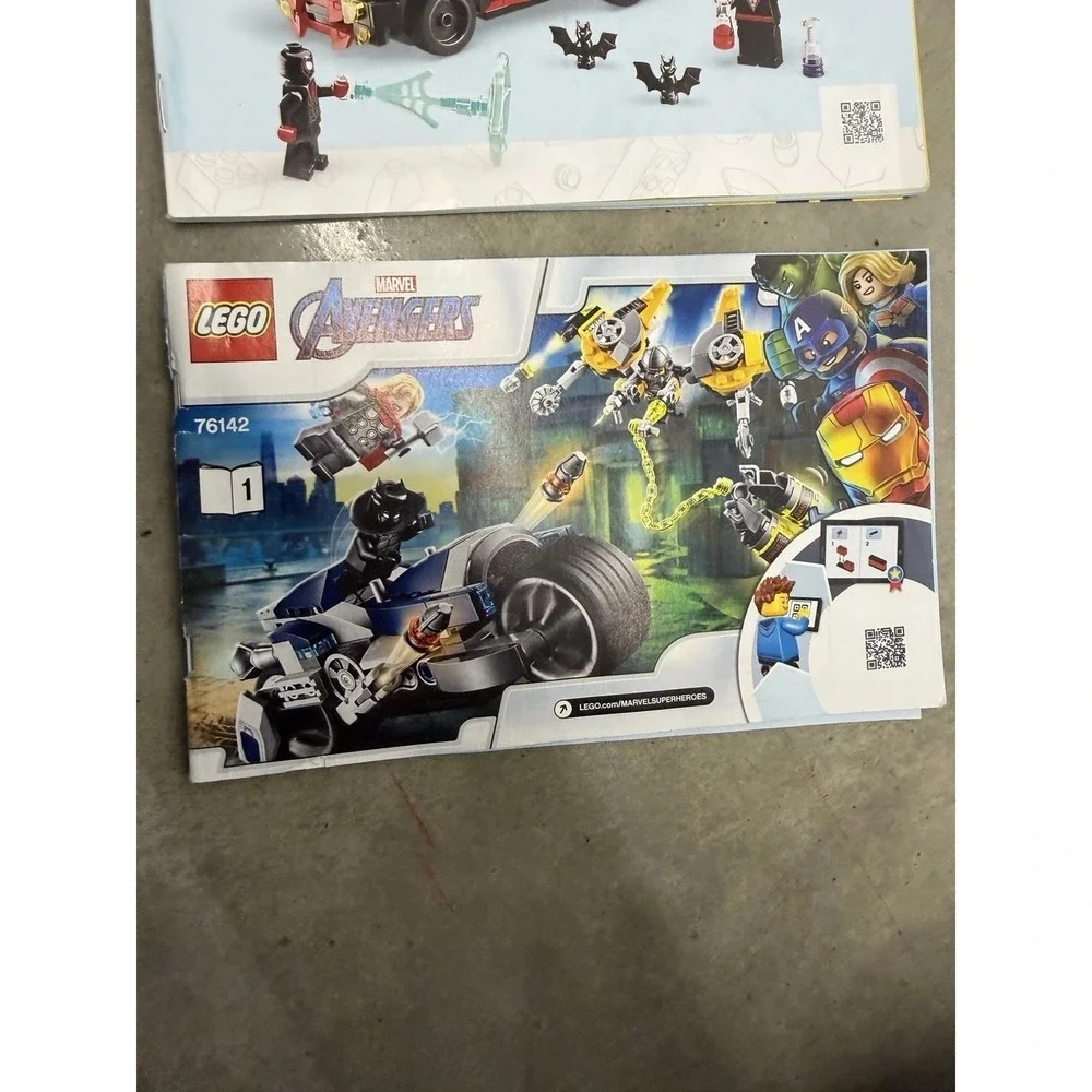 LEGO Marvel Instruction Manual Lot 76261 76190 76162 Avengers Spider-Man